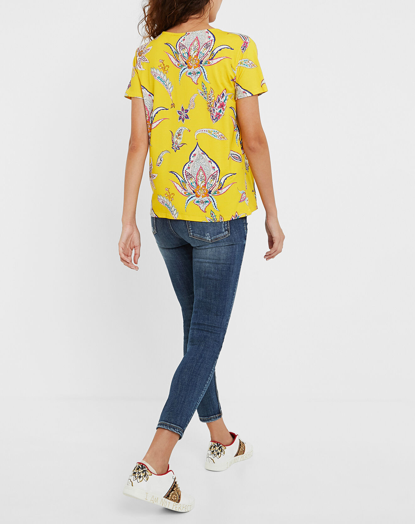 Desigual T-Shirt Lemark jaune