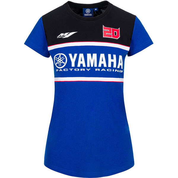 Fabio Quartararo - T-shirt femme Yamaha Bleu / Noir