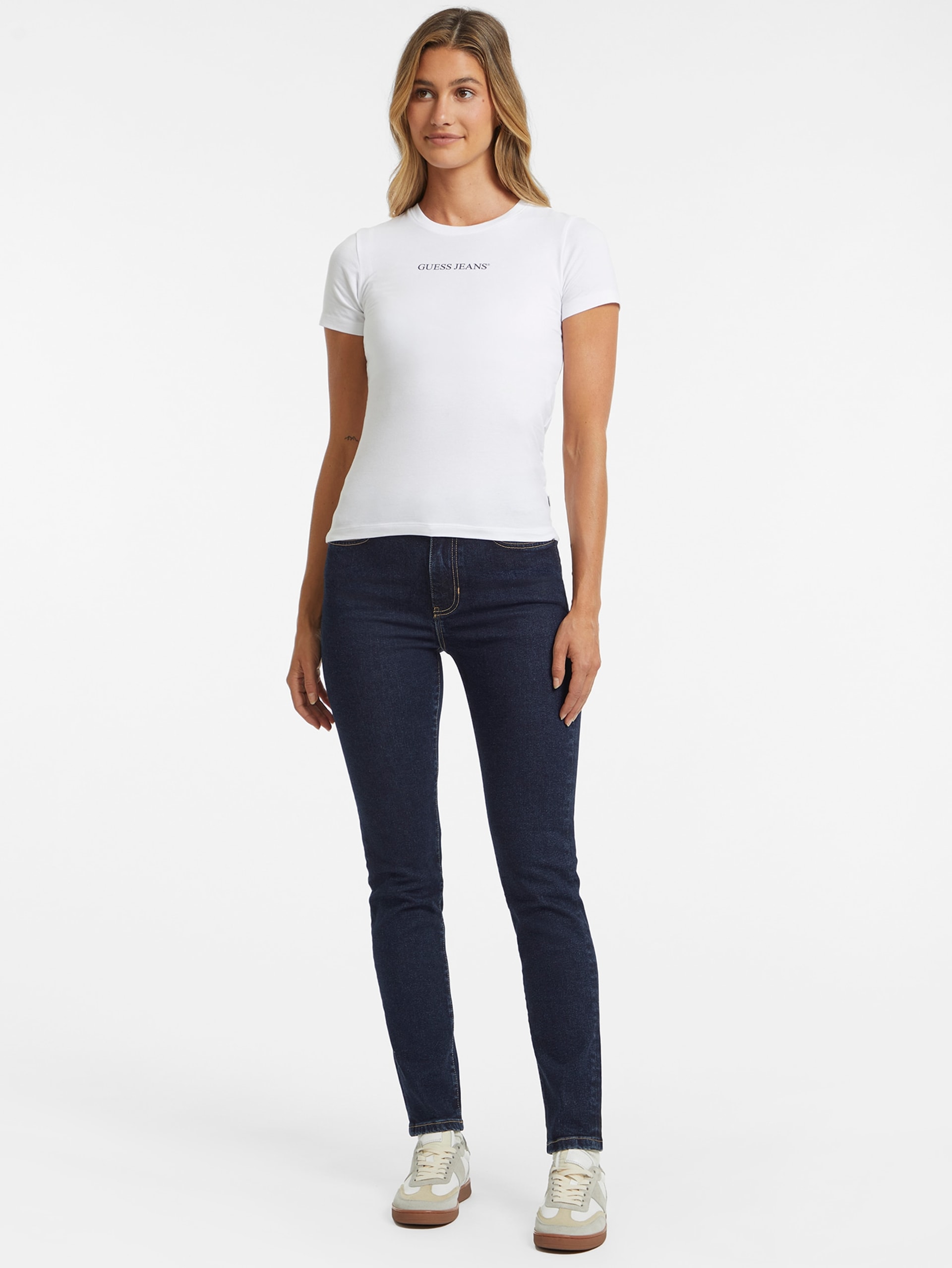 Calça jeans skinny de cintura alta G05