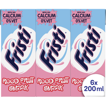 Fristi Rood Fruit 6 x 200 ml