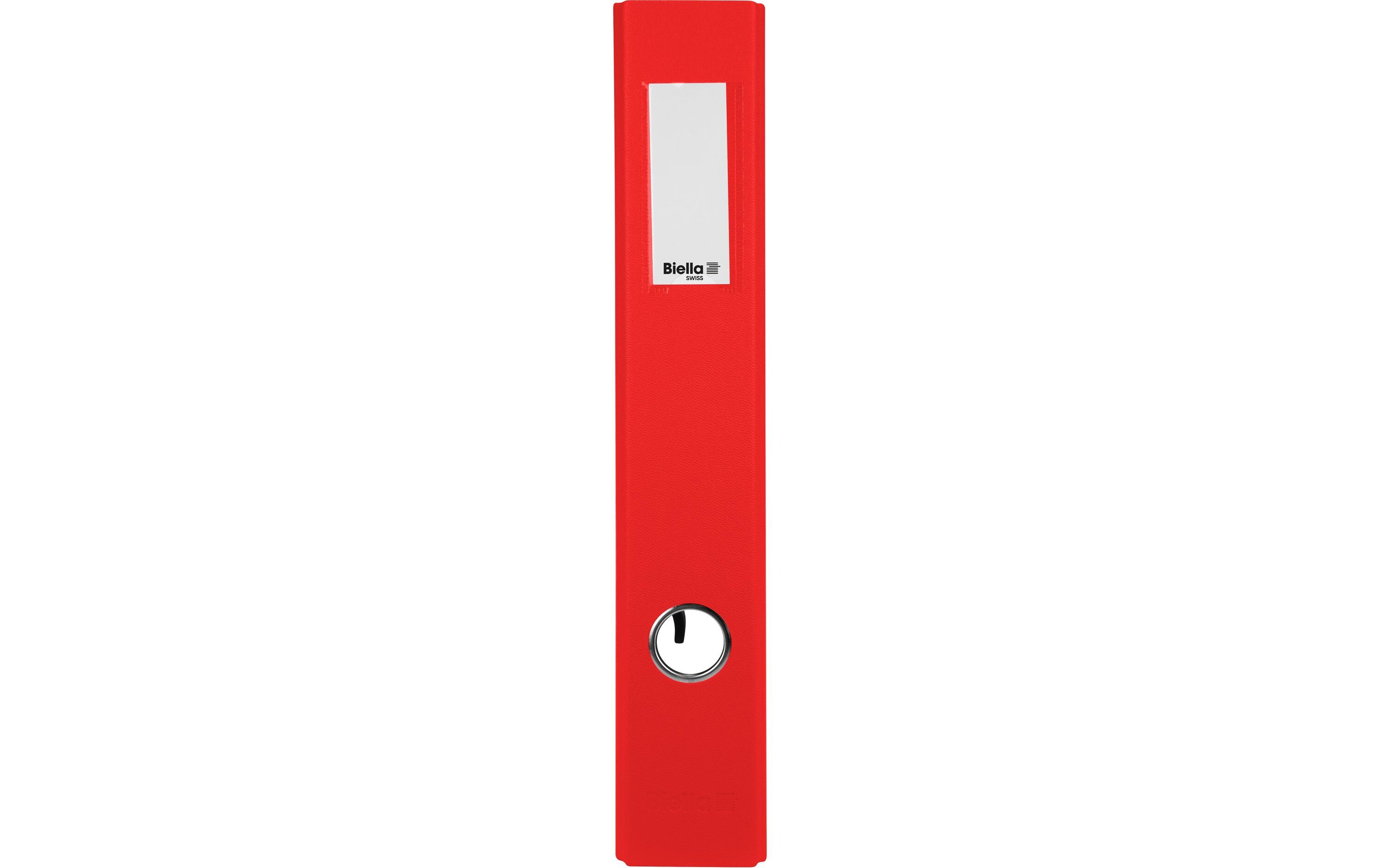 Ordner Plasticolor A4 4 cm, RotOrdner mit Strong-Mechanik