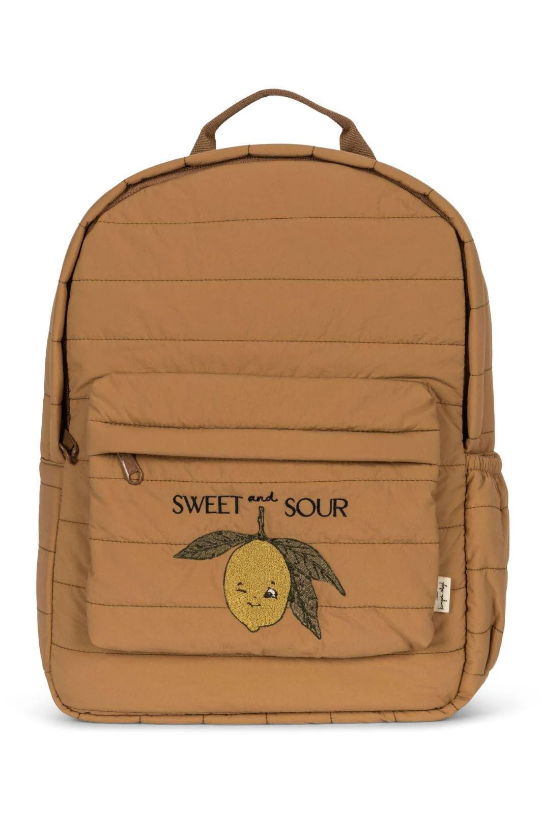 Konges Sløjd Juno Quilted Backpack Midi tobacco brown