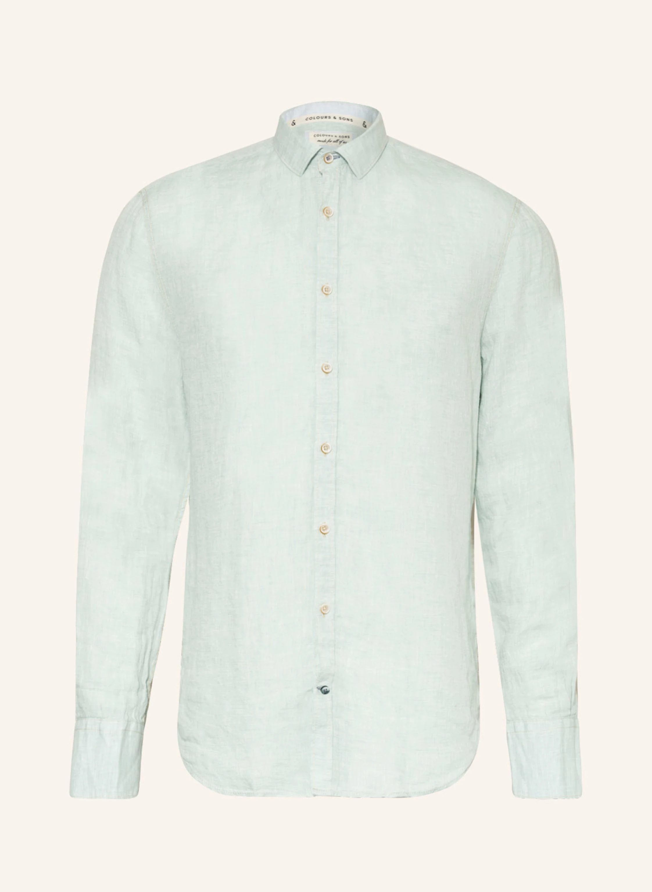COLOURS & SONS Leinenhemd Regular Fit