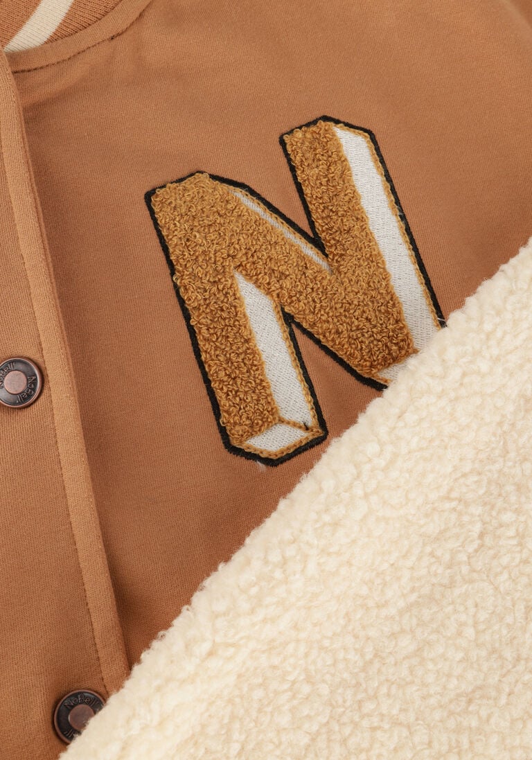 NOBELL bruine nobell jack barsy girls varsity indoor jacket brown