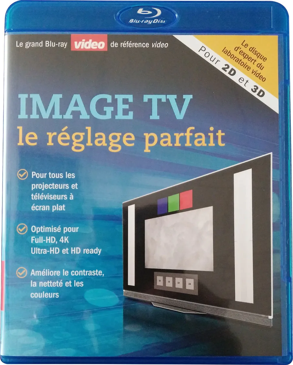 Blu-Ray de Calibration Inakustik Disques de réglage/rodage