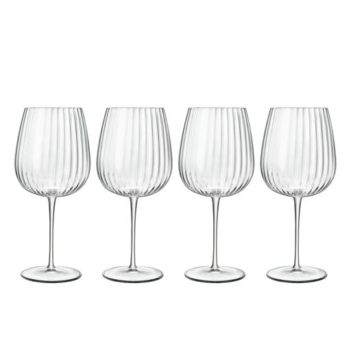 Luigi Bormioli Optica 4-pak Gin & Tonic Glas, Klar, 75 cl