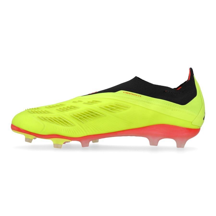 adidas Predator Elite Laceless FG Energy Citrus - Jaune/Noir/Rouge Enfant