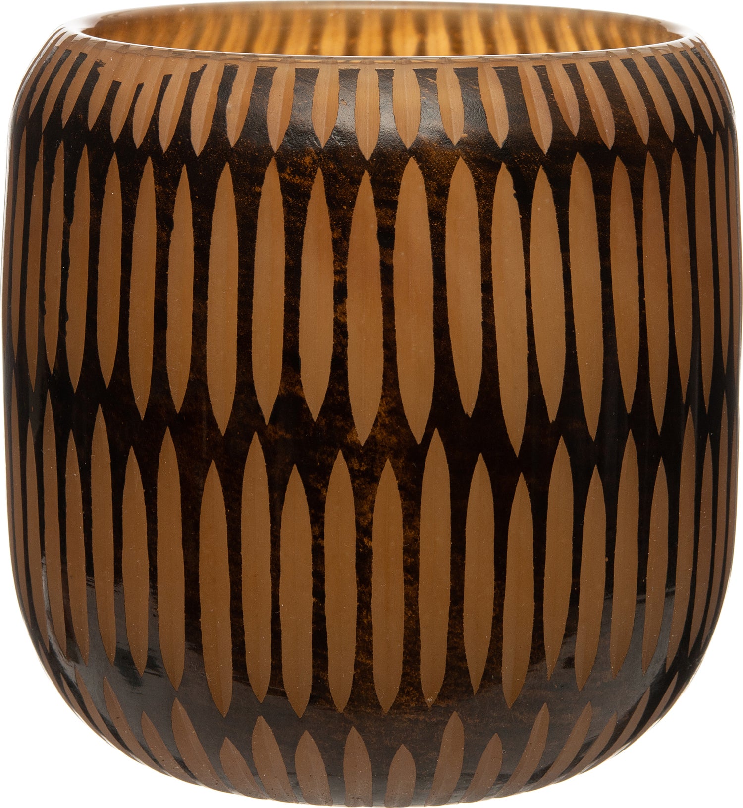 Intratuin vaas Dymfi bruin D 14 H 14 cm