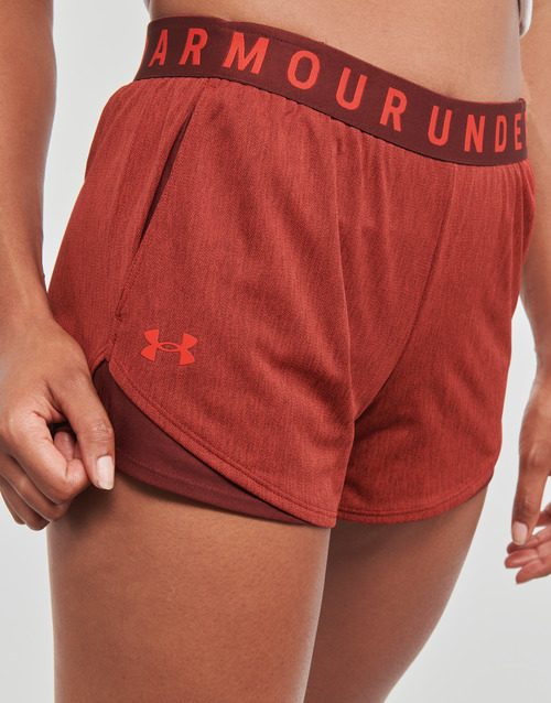 Under Armour - PLAY UP TWIST SHORTS 3.0 - Chestnut Red / Radio Red / Radio Red