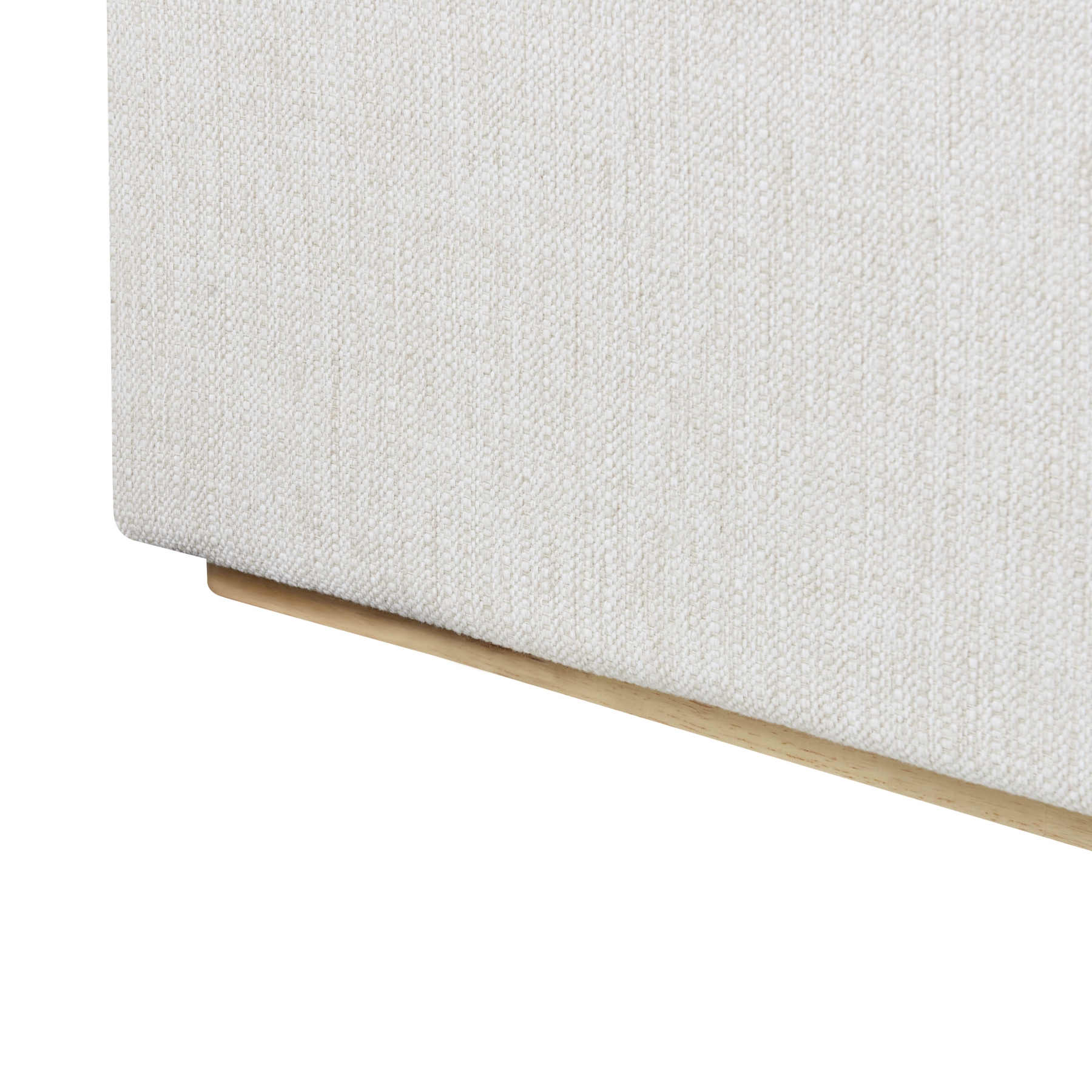 Beliani - MONESTIER - Tweepersoonsbed - Wit - 160 x 200 cm - Polyester