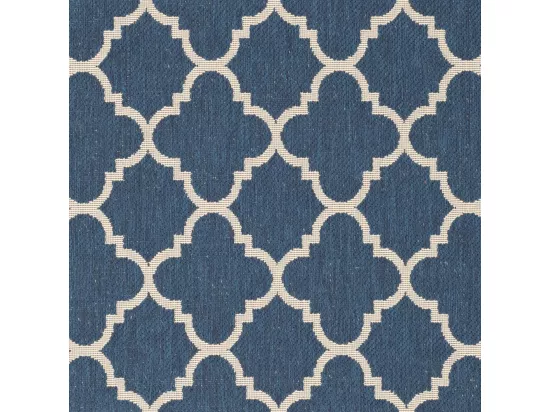 Tapis Navy & Beige 201 X 290 cm - Bleeker