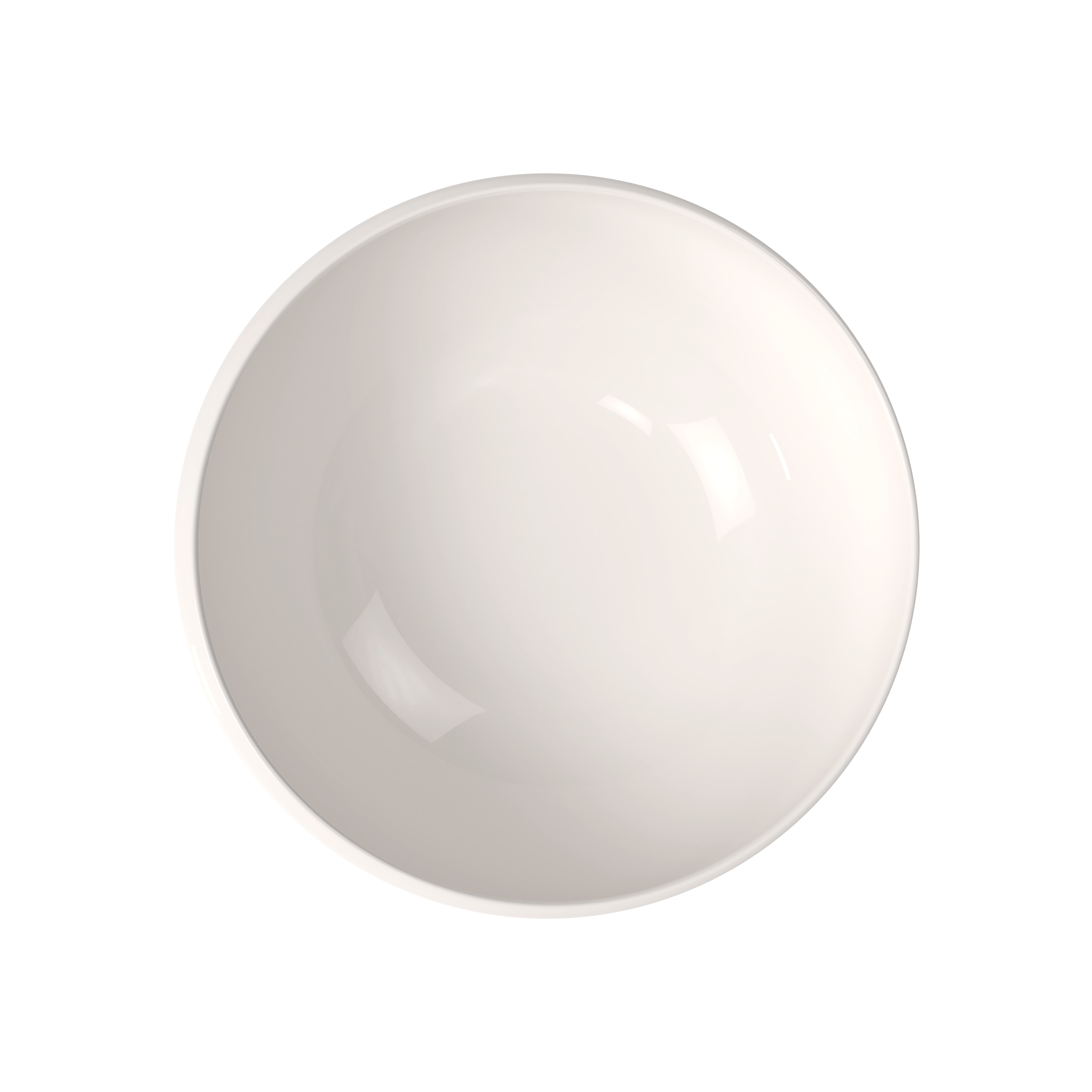 NewMoon Salad serving bowl White, 84.6 oz, Premium Porcelain