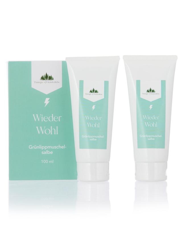 Wieder Wohl Grünlippmuschelsalbe, 2er-Set