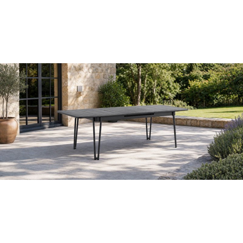 Table de jardin extensible OUDON - aluminium