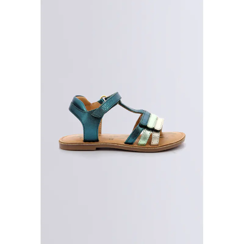 Diamanto Vert fonce SANDALES Cuir Fille