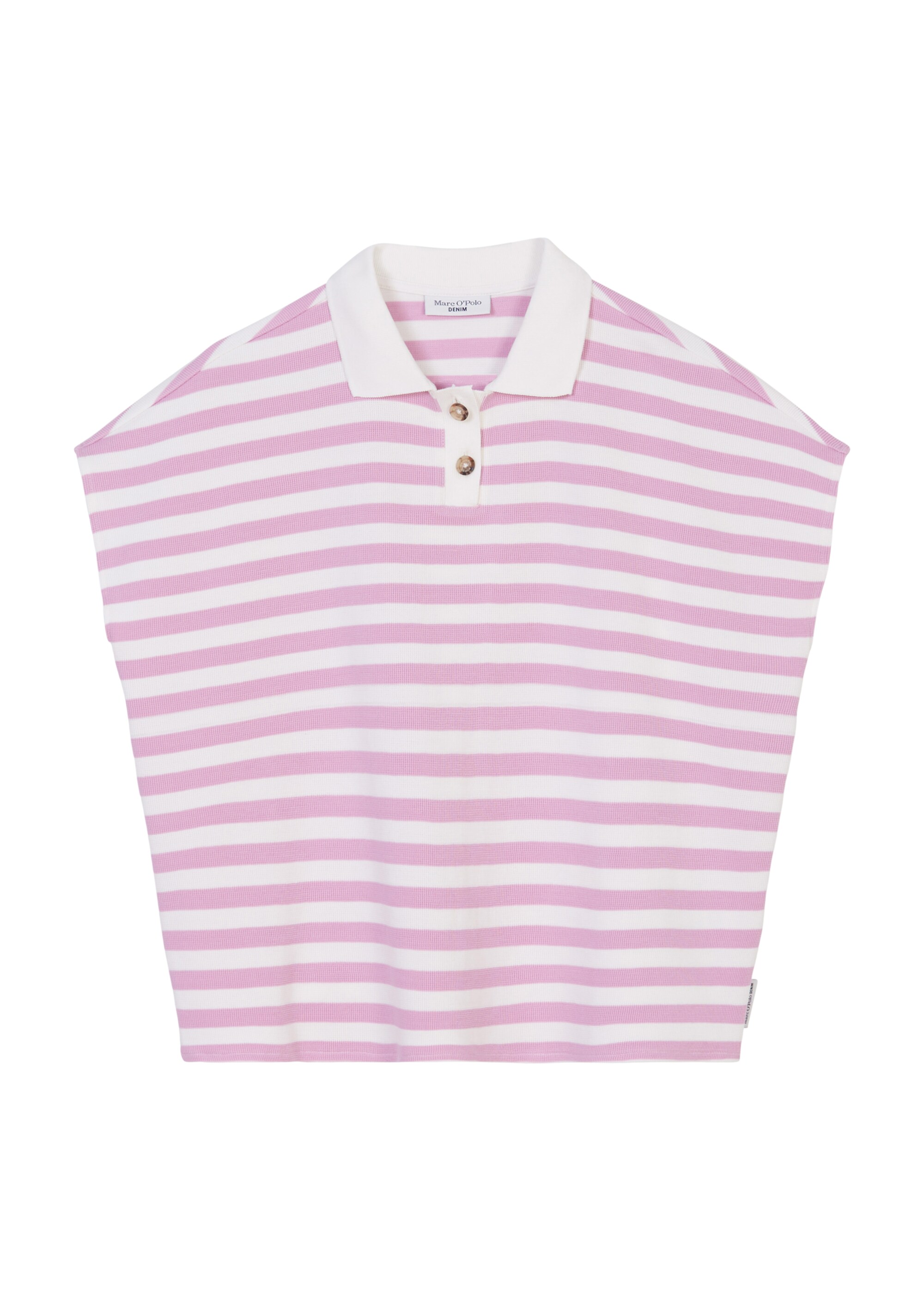 Poloshirt oversizeaus Organic-Cotton-Piqué-Jersey