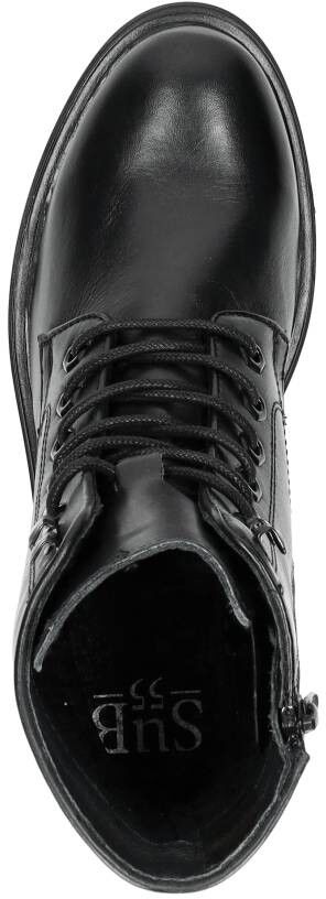 Sub55 Veterschoenen Hoog zwart