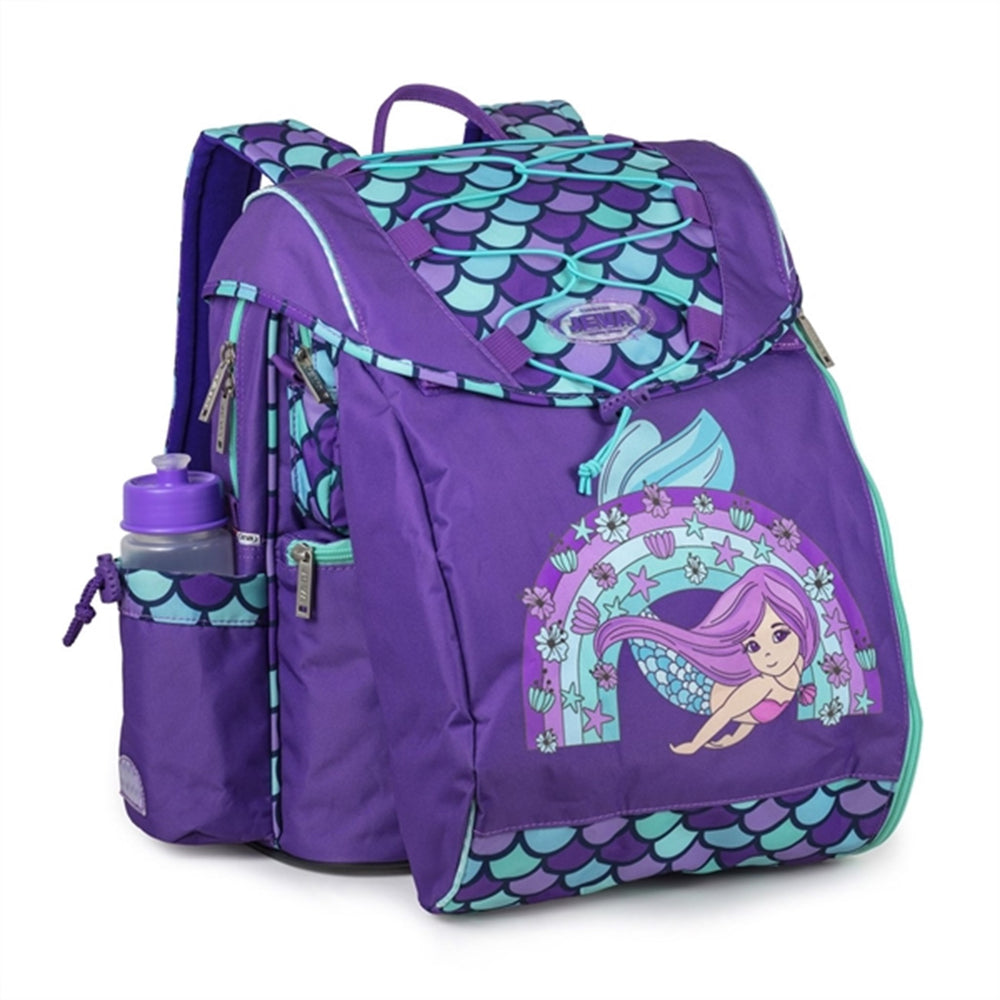 Skoletaske Rainbow Mermaid - JEVA → Luksusbaby.dk