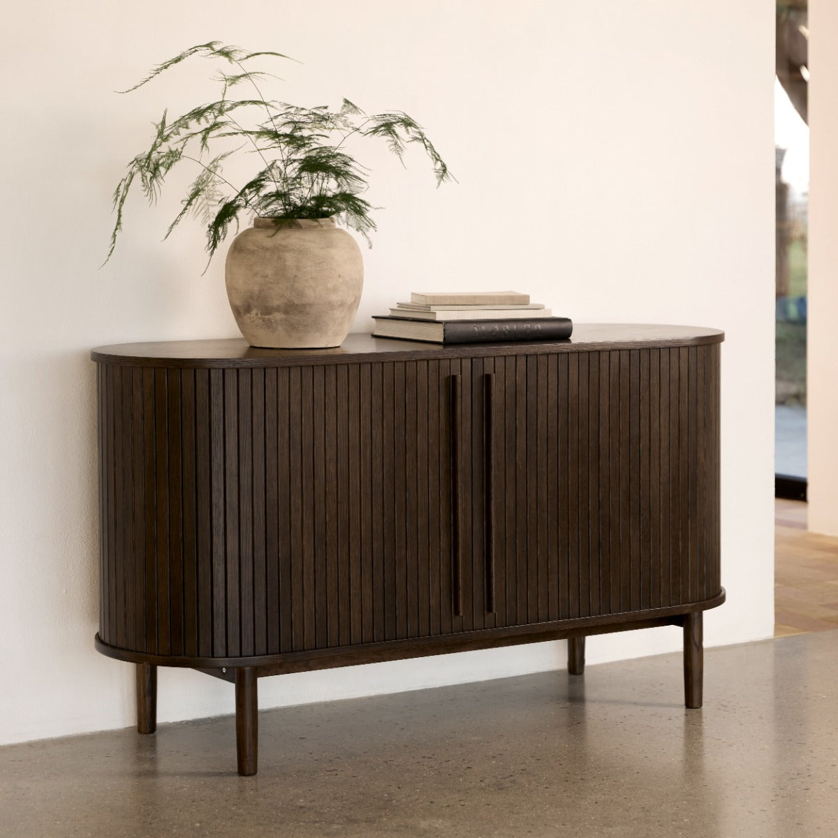 Giga Living - Dressoir Donker Eikenhout - 140x45x76cm - Meta