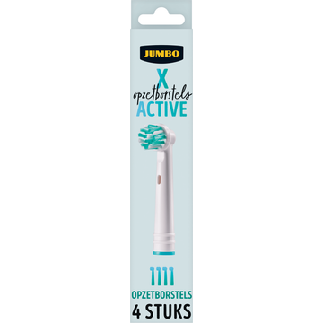 Jumbo Opzetborstels Sensitive 4 Stuks