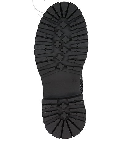 Angulus Stiefel - Schwarz/Schwarz Glitzer