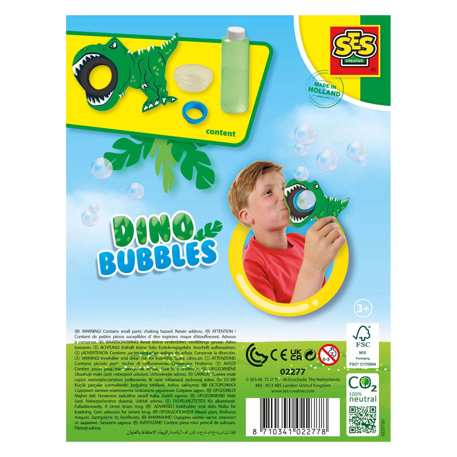 SES Dino Bubbles Bellenblaas