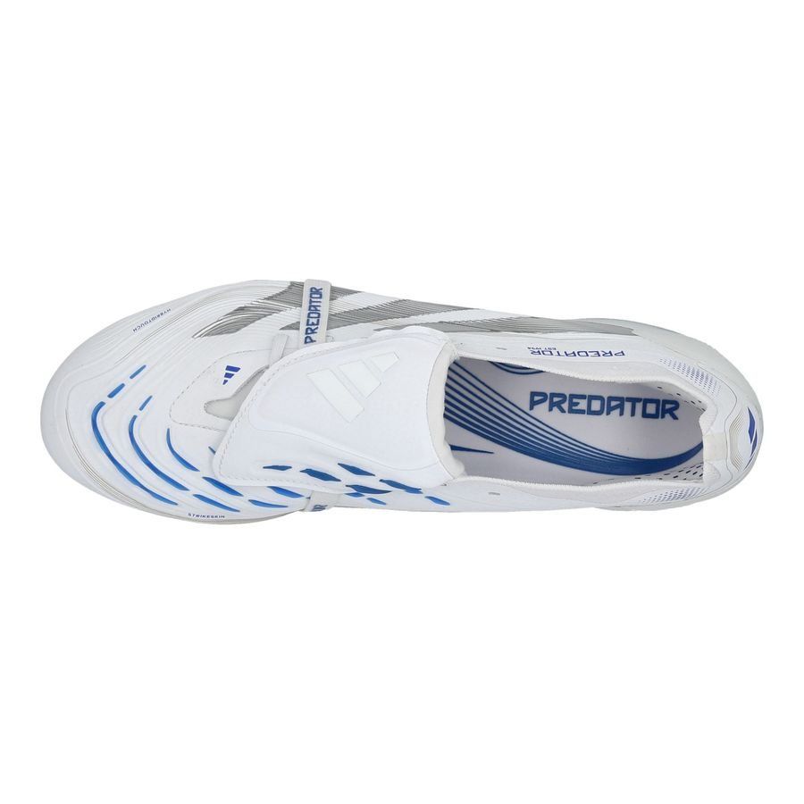 adidas Predator Elite Fold-over Tongue FG Polar Victory - Blanc/Argenté/Bleu