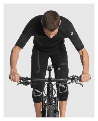 Maillot Manches Courtes Assos Trail Jersey T3 Noir