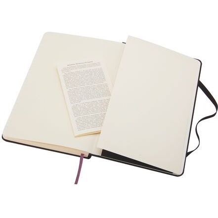 Carnet Moleskine rigide 13 x 21 cm ivoire uni 240 pages