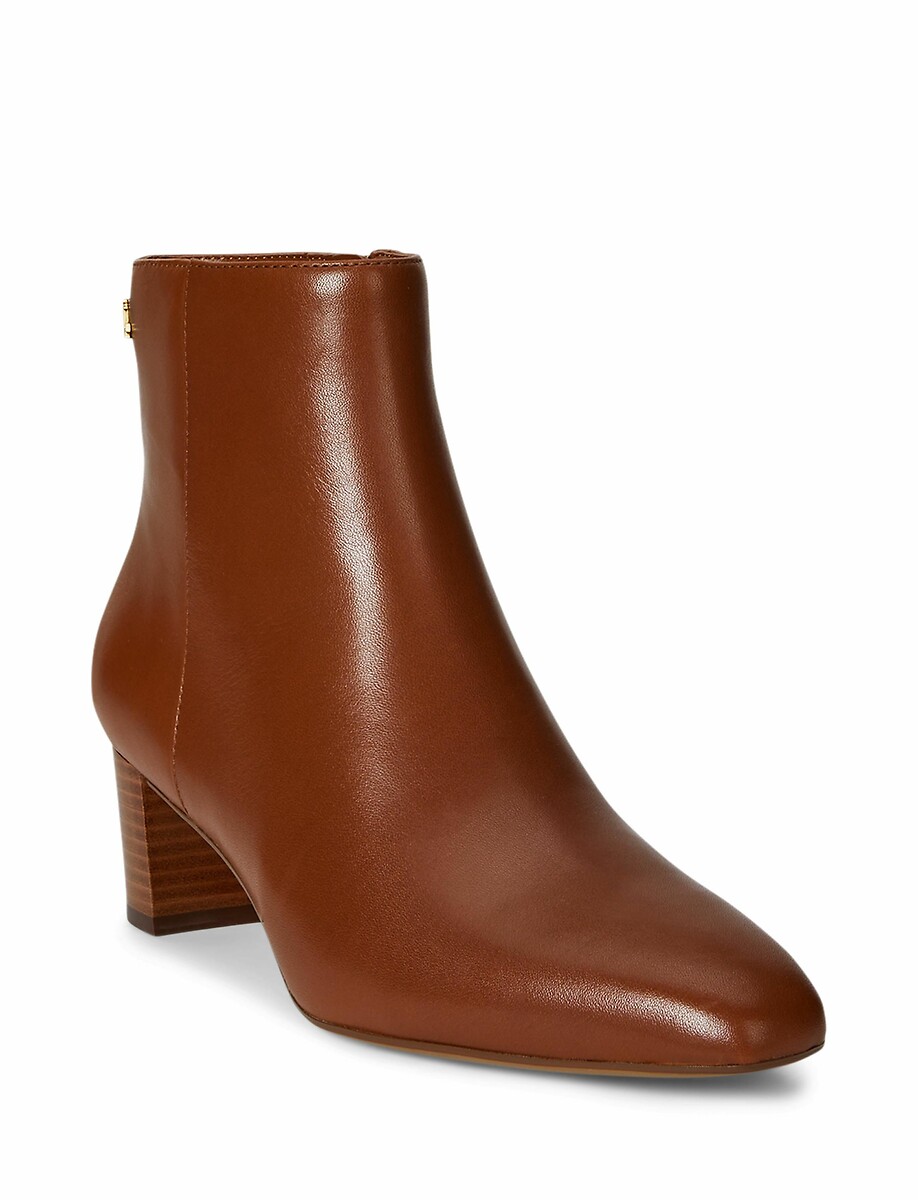 LAUREN RALPH LAUREN<br>Botas de tornozelo de couro Demi