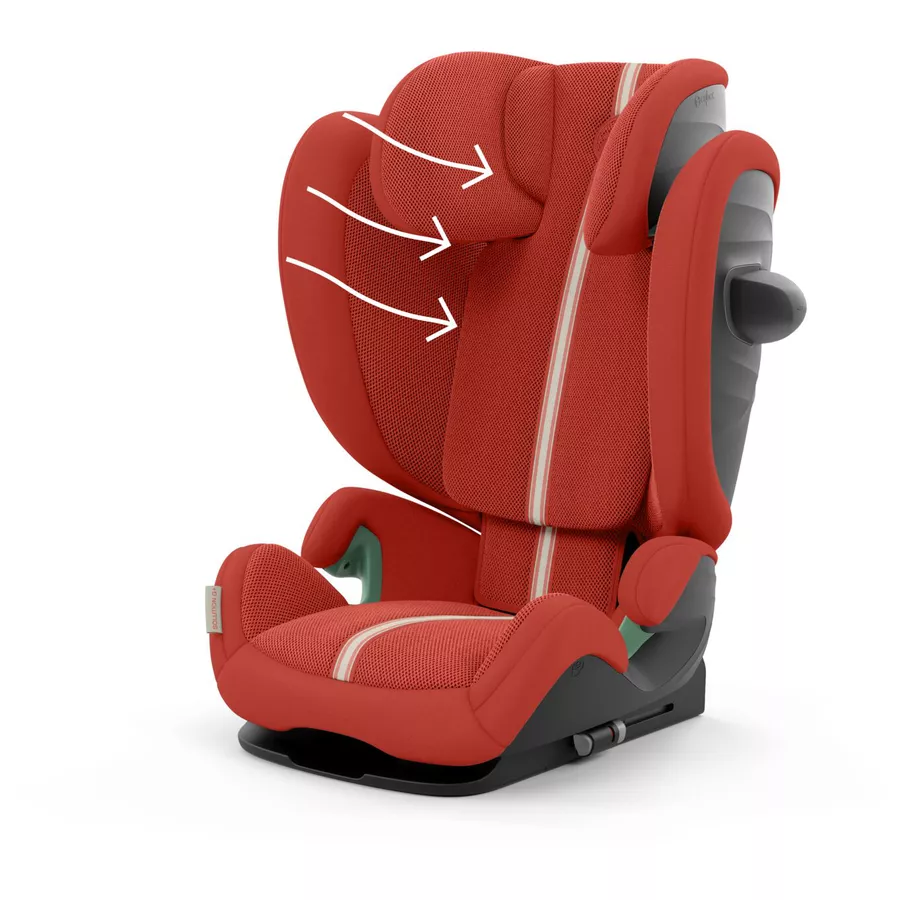 cybex GOLD Kindersitz Solution G i-fix Hibiscus Red Plus