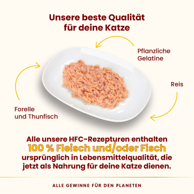 Almo Nature HFC Jelly Forelle & Thunfisch Dose 70g