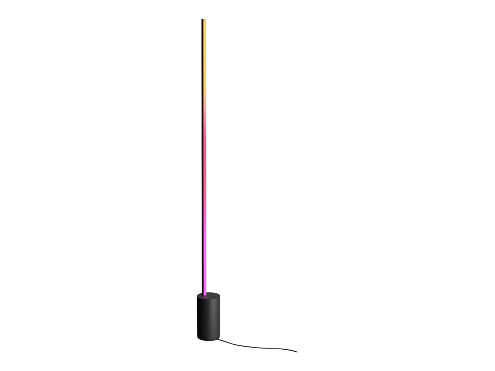 Philips Hue White and Color Ambiance Gradient Signe - Gulvlampe - LED - 29 W - 16 millioner farver/varmt til køligt hvidt lys - 2000-6500 K - sort