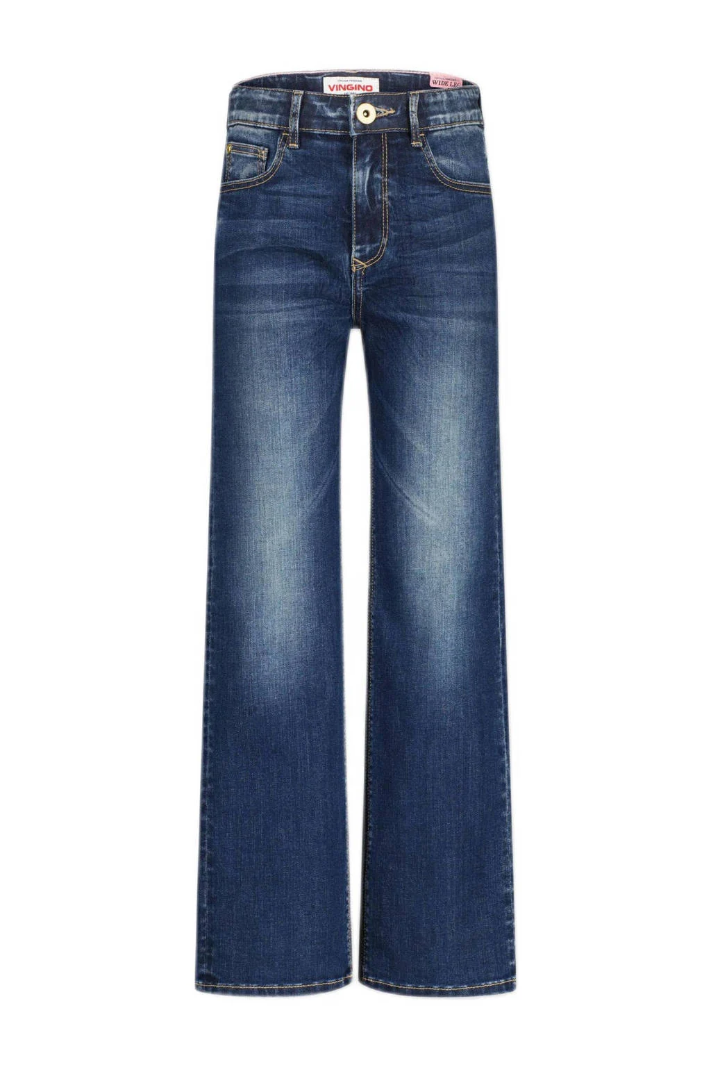Vingino wide leg jeans dark blue denim