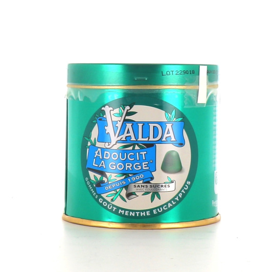 Gommes sans sucres Valda - Gorges sèches et irritées