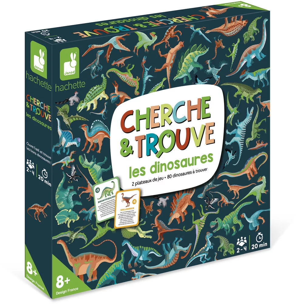 CHERCHE ET TROUVE LES DINOSAURES