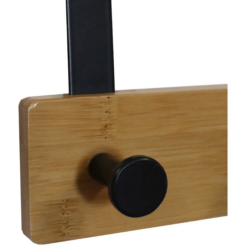 patere de porte karako bamboo noir