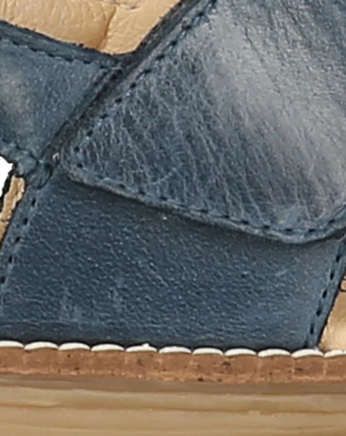 Leder-Sandalen VALA in blau