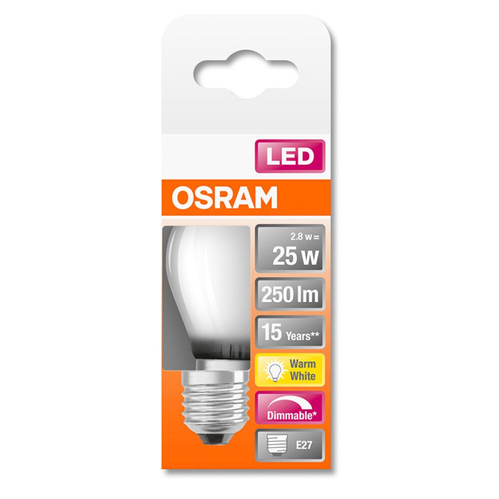 LYSPÆRE OSRAM SUPERSTAR CLASSIC LED E27 2,8W