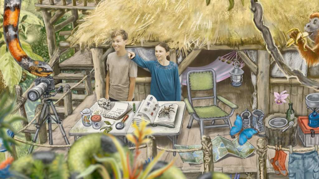 Ravensburger Spiel EXIT Puzzle Kids Im Freizeitpark