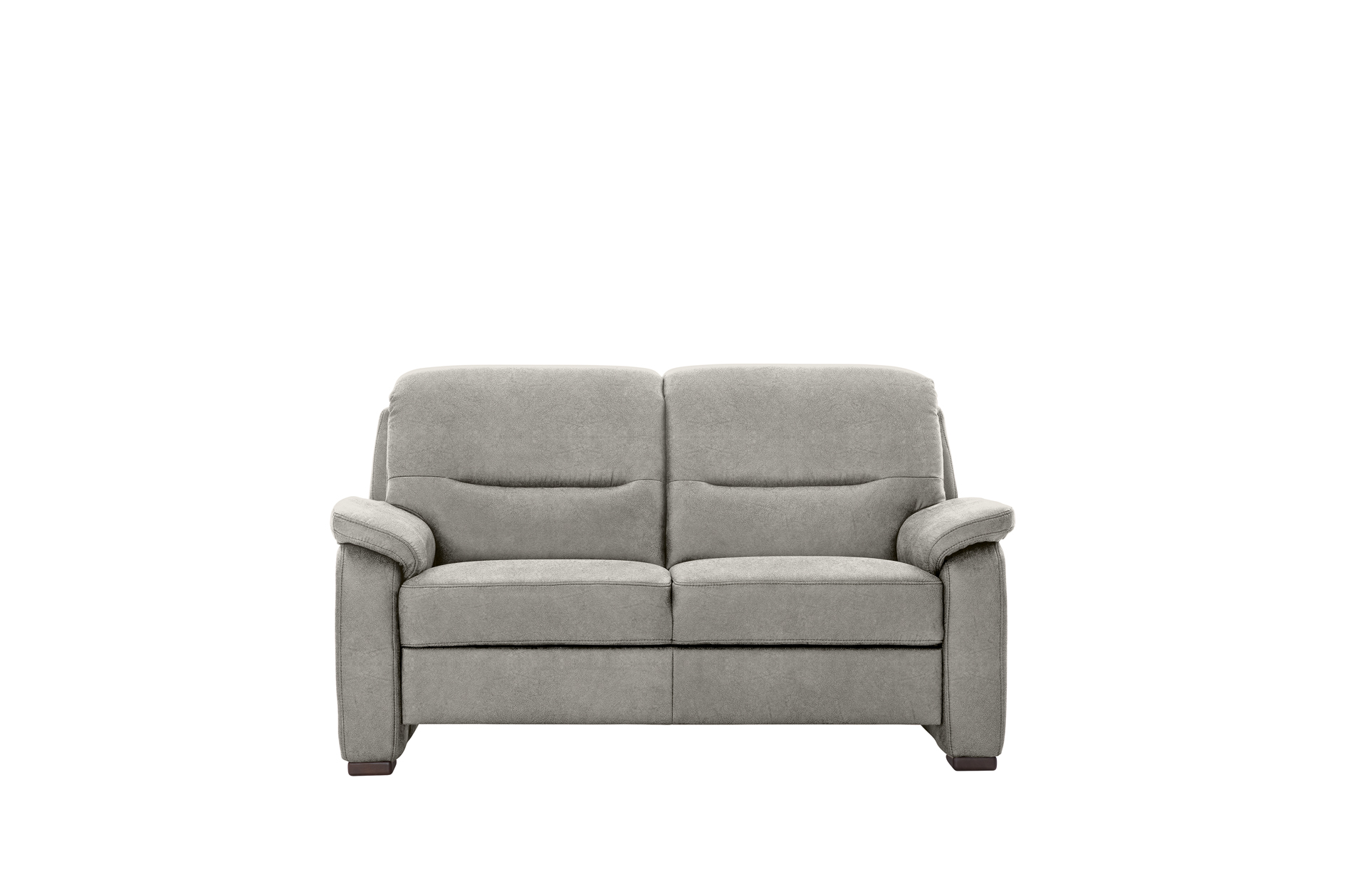 polsterpower 2-Sitzer-Sofa - Saddle alu - Basismodell