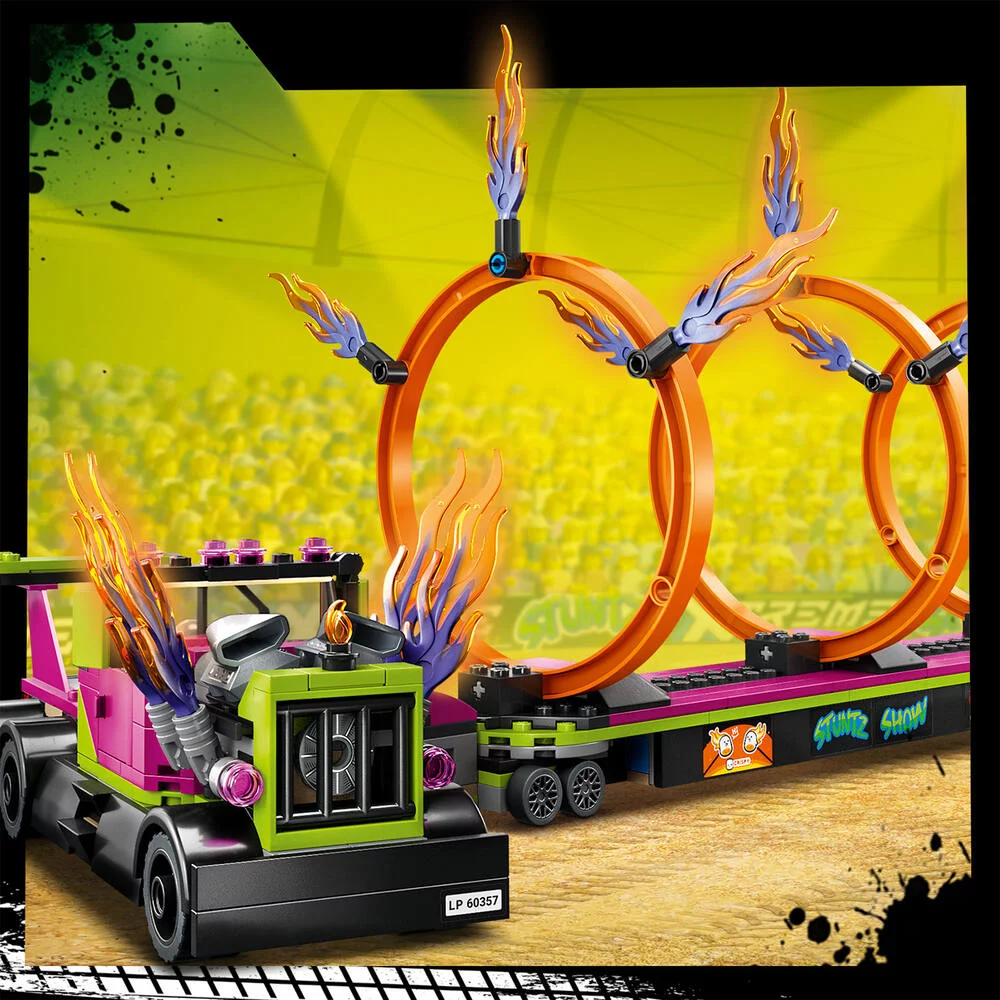 LEGO®CITY 60357 - LE DEFI DE CASCADE - LES CERCLES DE FEU