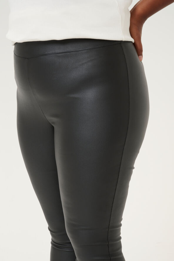 Kaffe Curve KCadina Long Coated Jeggings Black deep