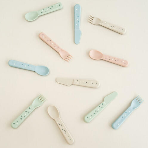 Foodie Couverts Set de 3 Confetti Sable - DONE BY DEER