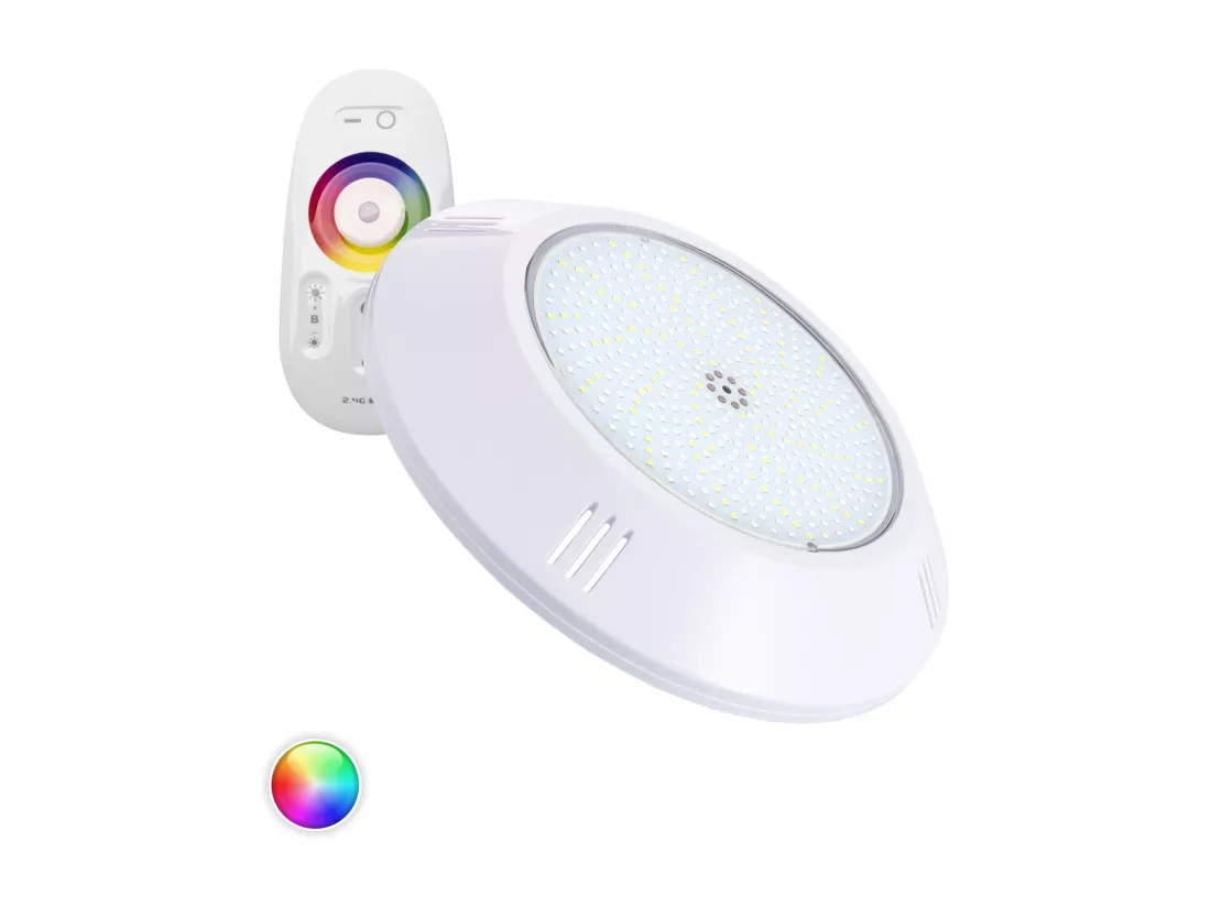 Spot LED Piscine en Saillie RGBW Submersible 12V DC IP68 35W RGBW