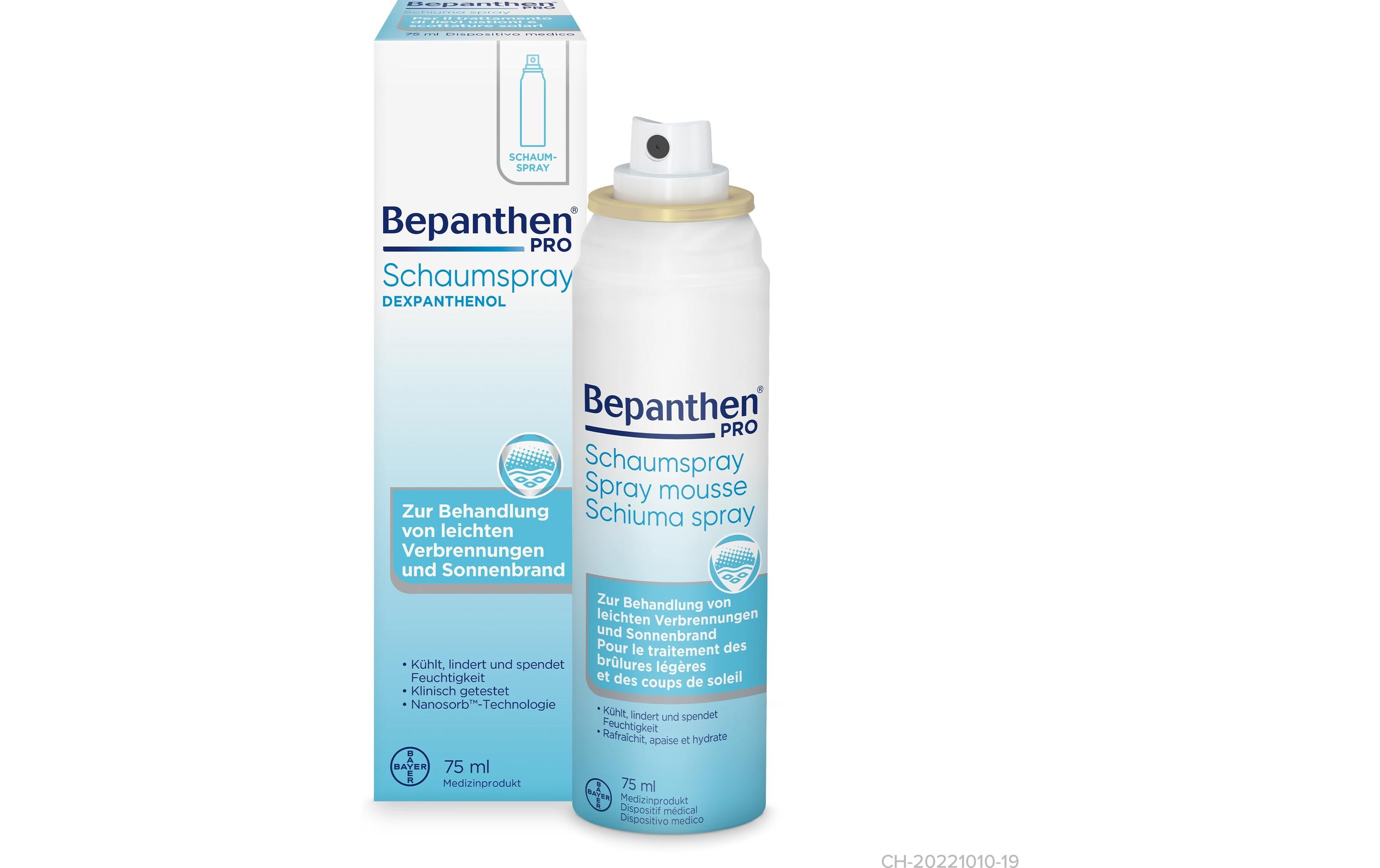 Kühlender Schaumspray 75 mlKühlendes Schaumspray bei Sonnenbrand und leichten Verletzungen