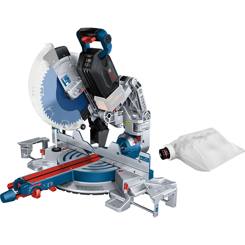 Bosch Bi-Turbo GCM 18V-305 GDC accu afkortzaag machine (body) 18V Li-ion