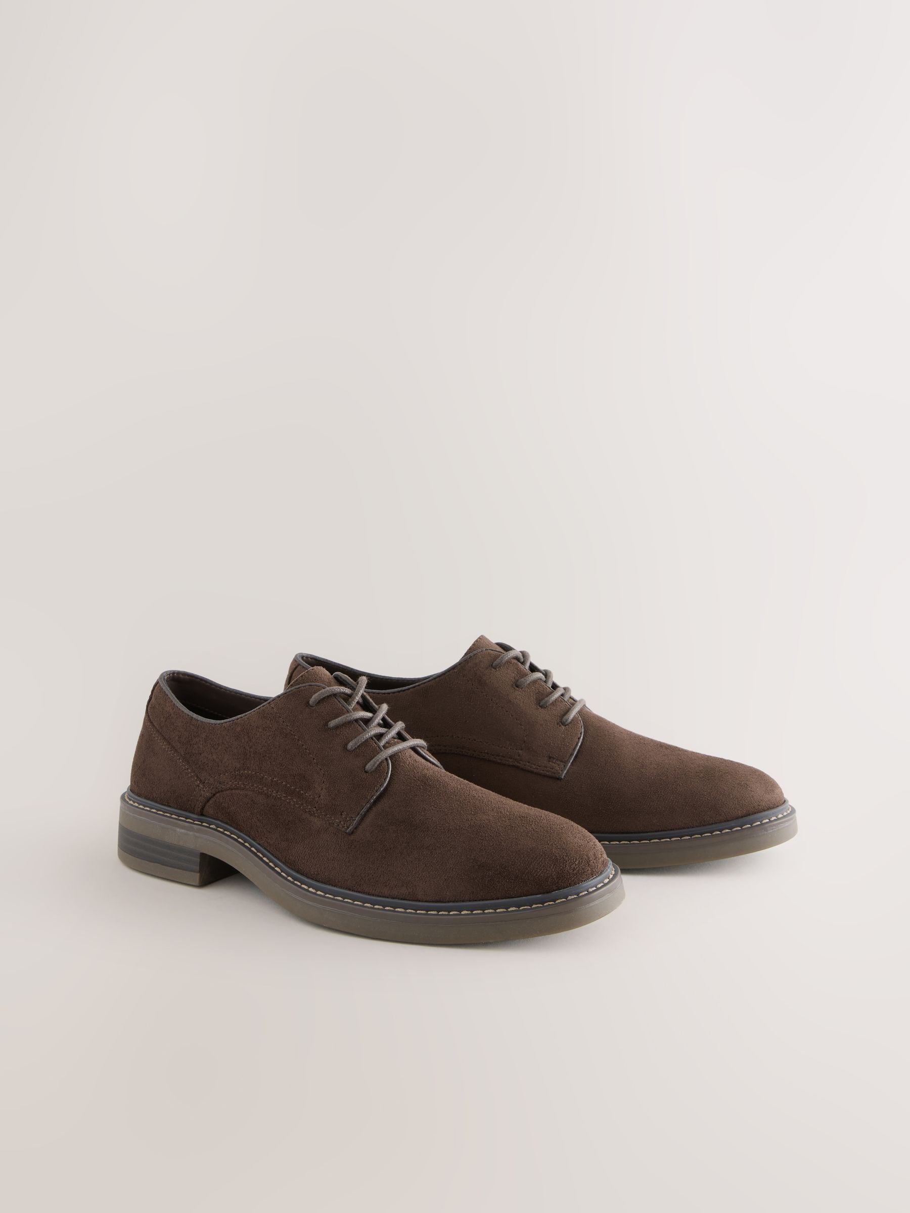 Bruin - Suedette Derby schoenen