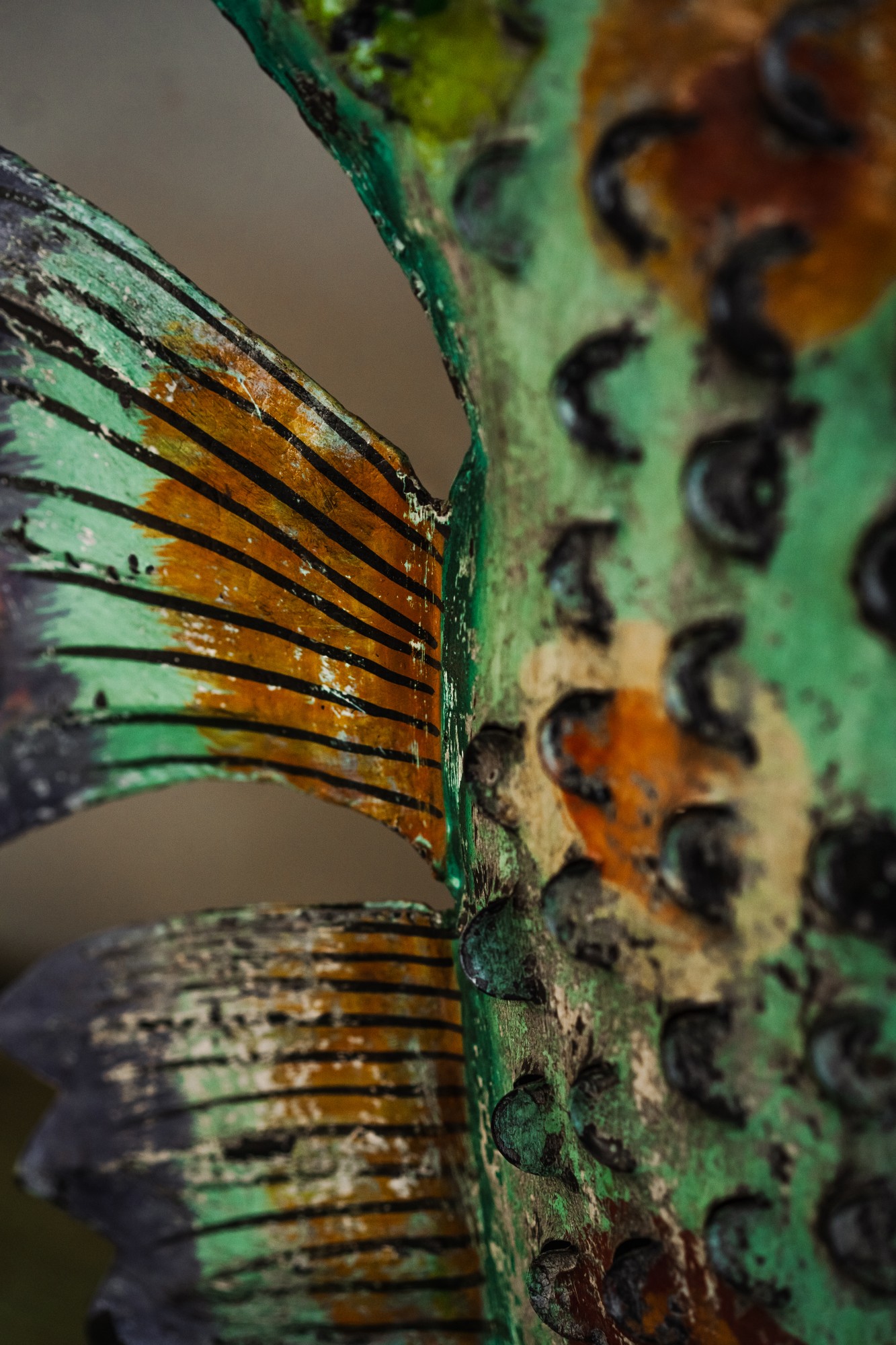 Hängelaterne 'Poisson', multicolor, B 80 cm, H 63 cm, L 15 cm von fischer's lagerhaus