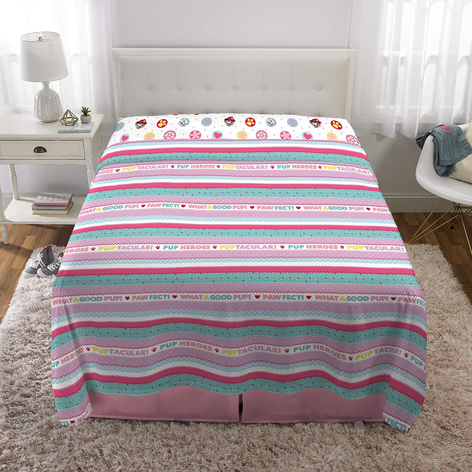 Twin Super Mario 3-Piece Bed Sheet Set.1 Flat Sheet 1 Fitted Sheet 1 Pillow Cases